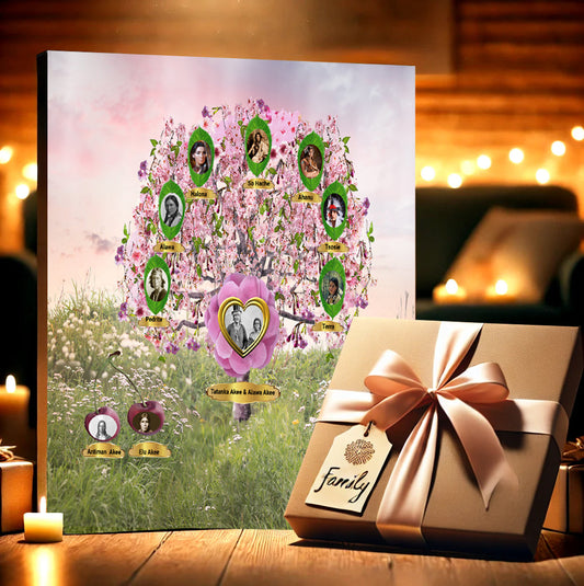 Navijo Family Tree showing Nuclear Family & Paternal Grandparents