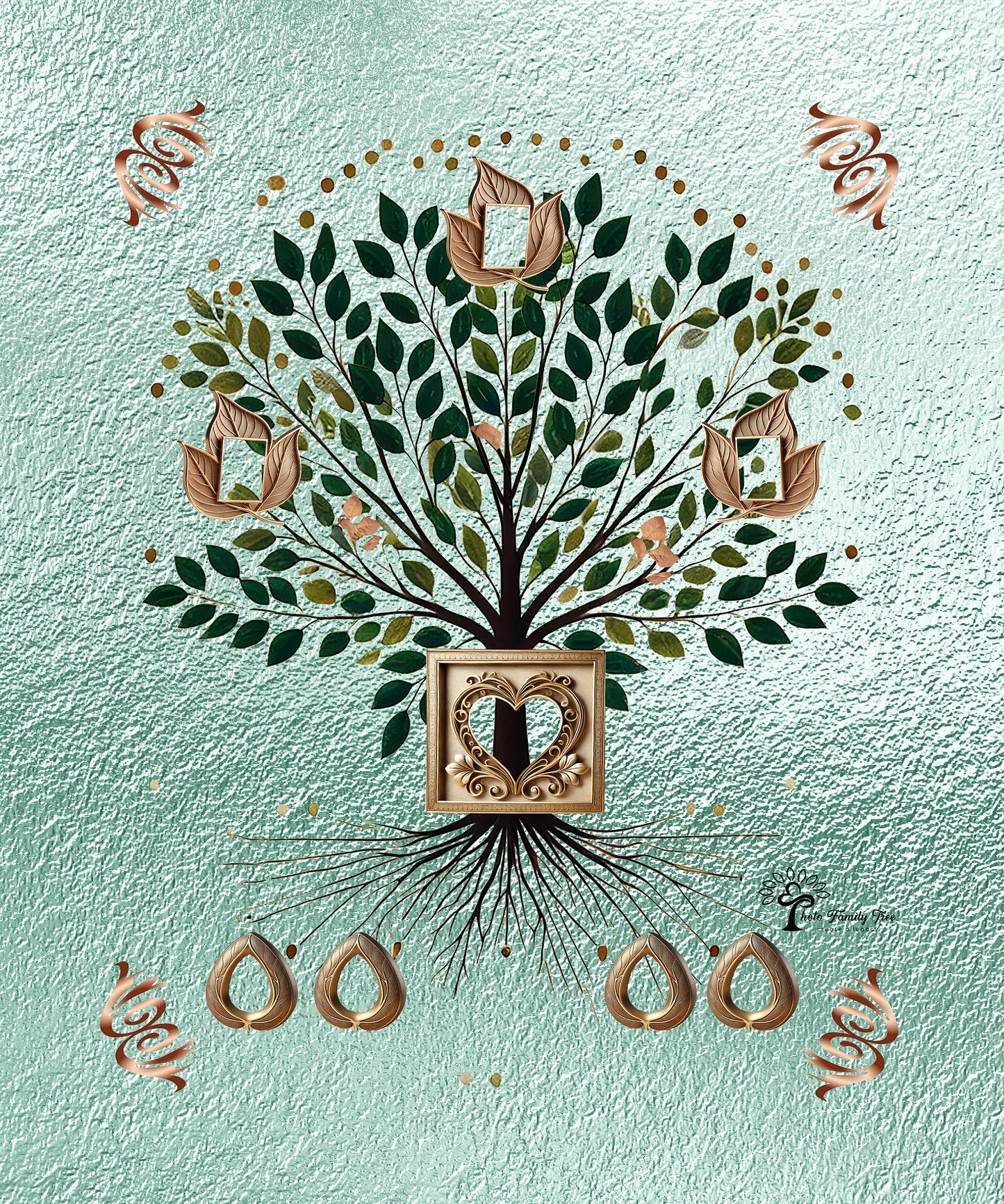Love Tree Family Canvas – Custom Art