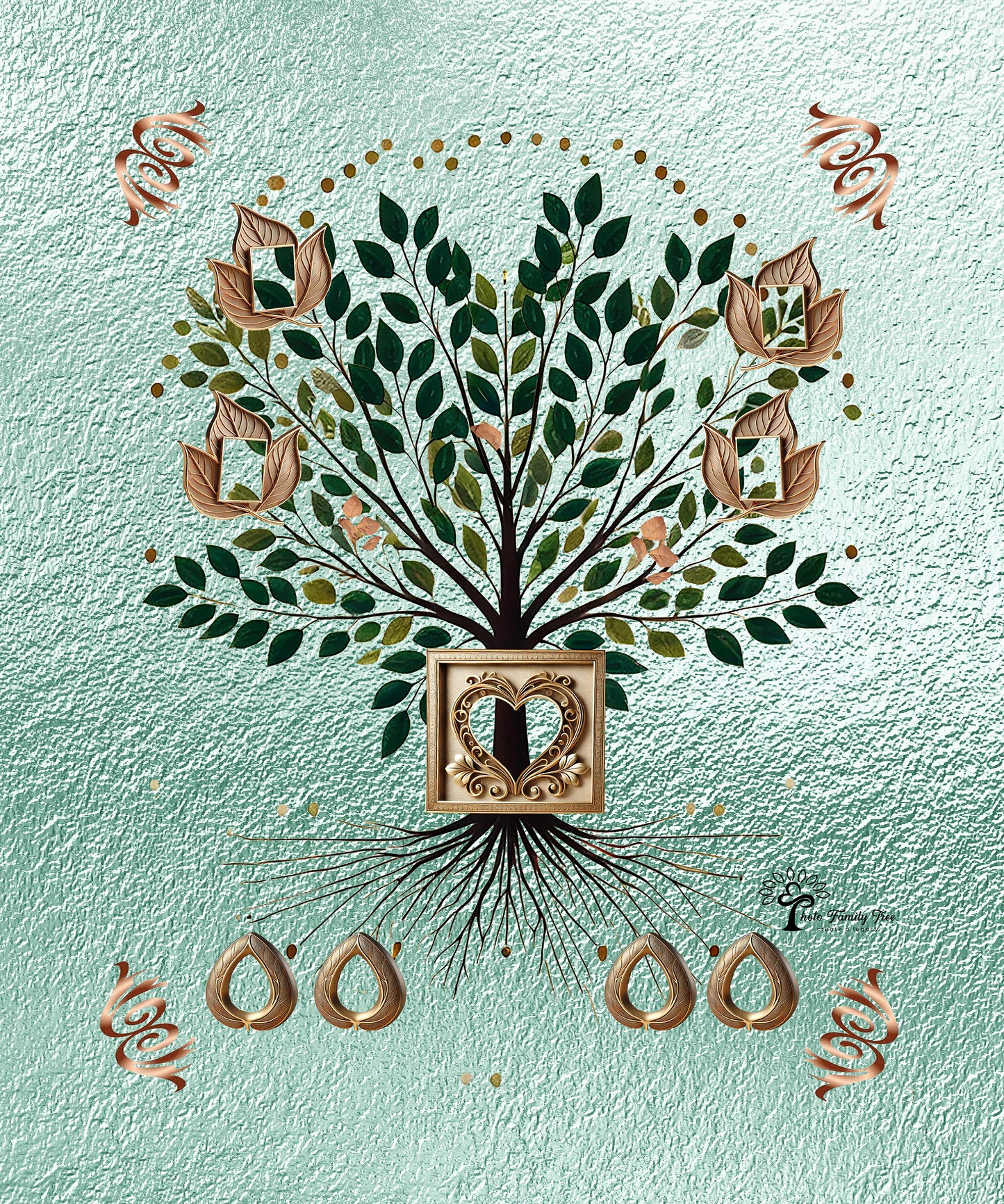 Love Tree Family Canvas – Custom Art