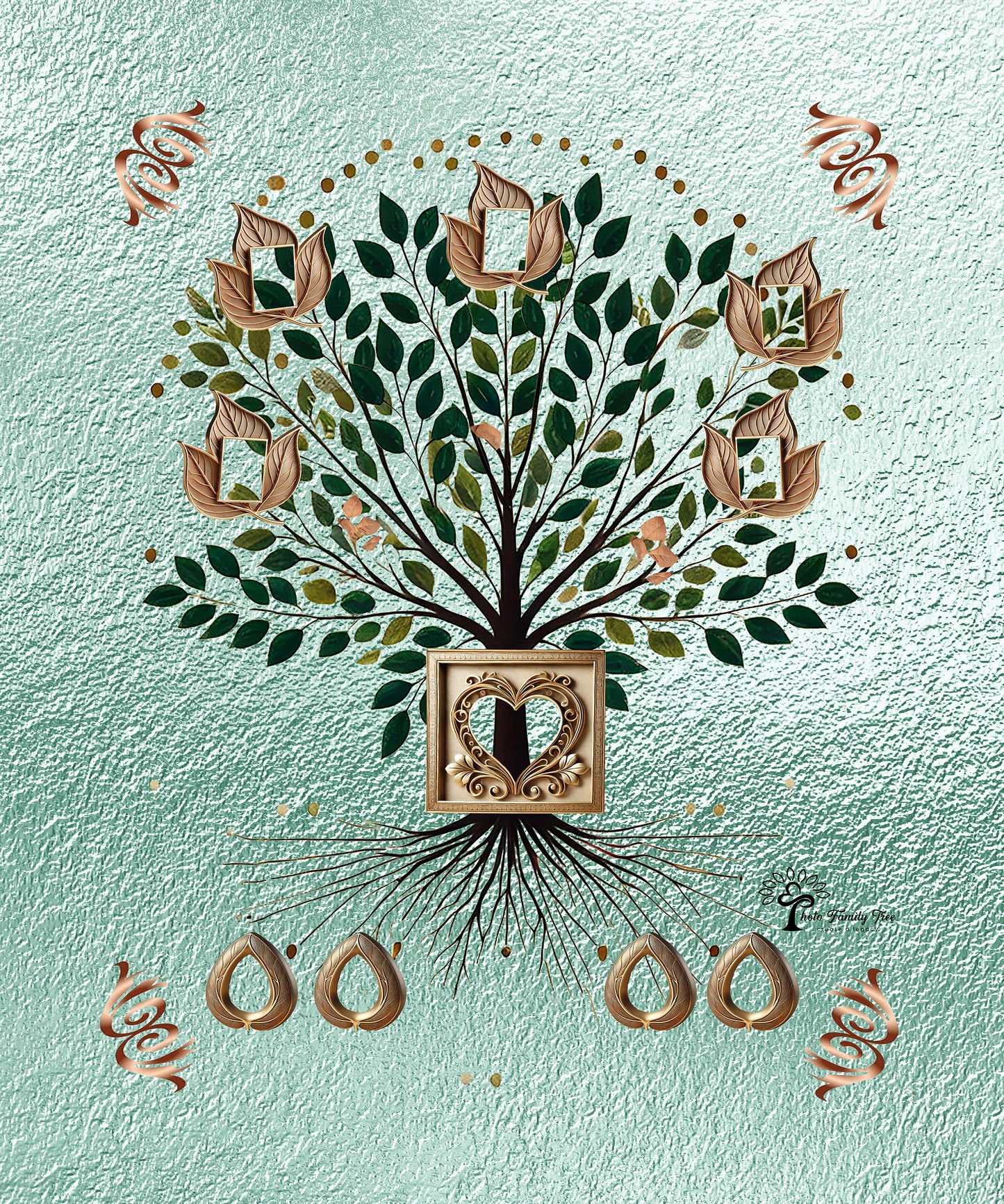 Love Tree Family Canvas – Custom Art