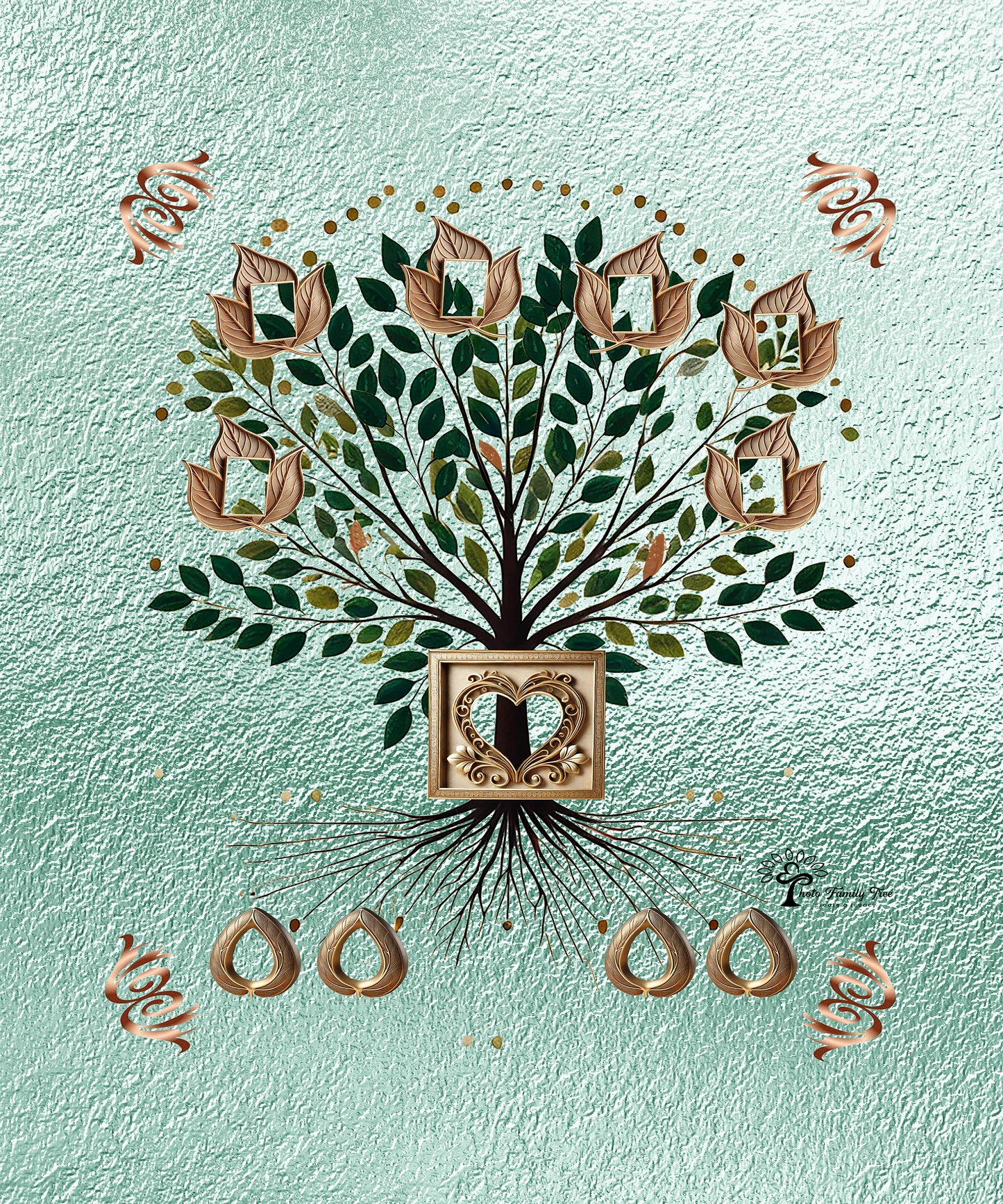 Love Tree Family Canvas – Custom Art