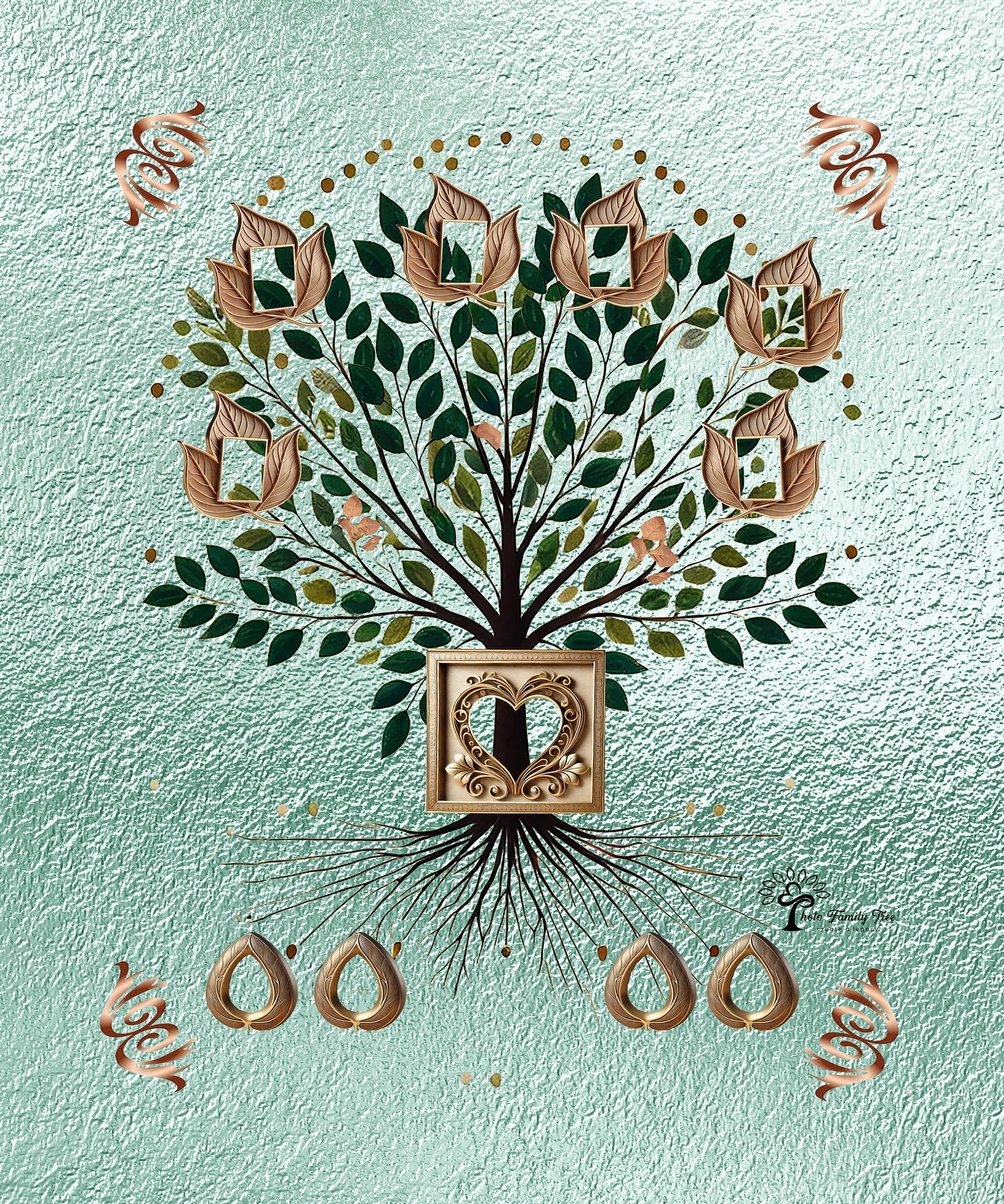 Love Tree Family Canvas – Custom Art