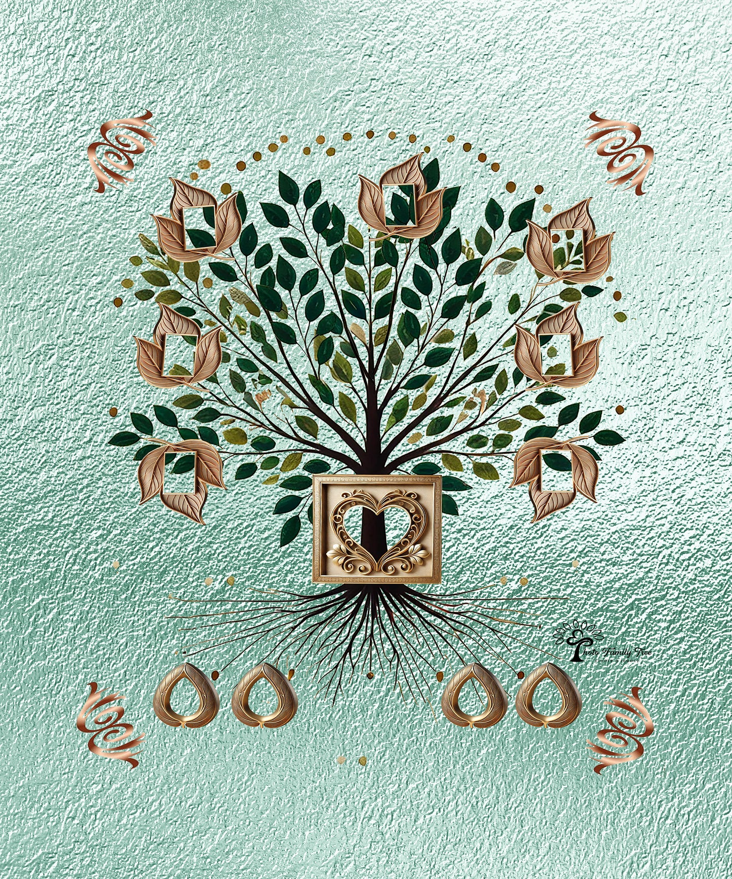 Love Tree Family Canvas – Custom Art