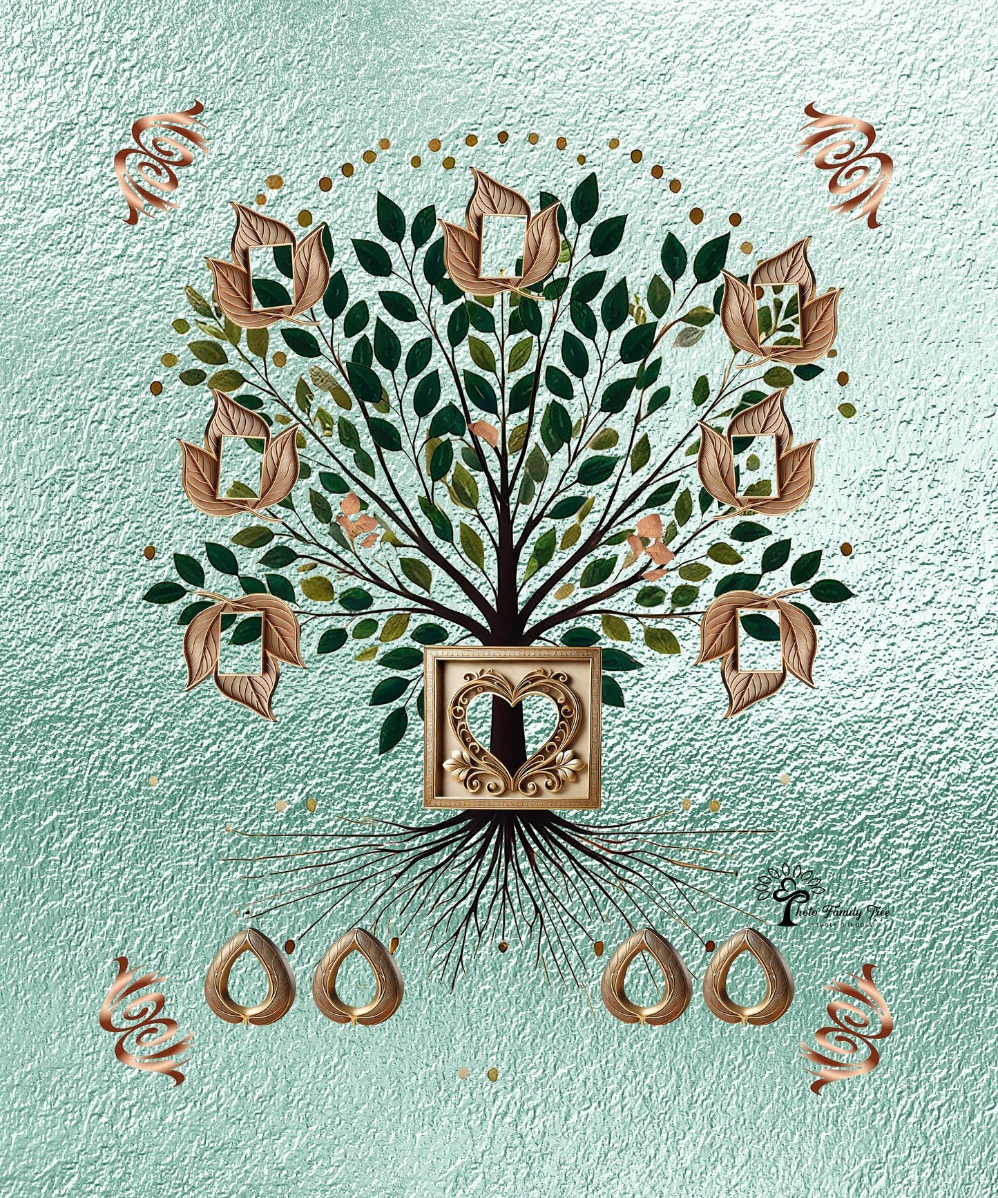 Love Tree Family Canvas – Custom Art