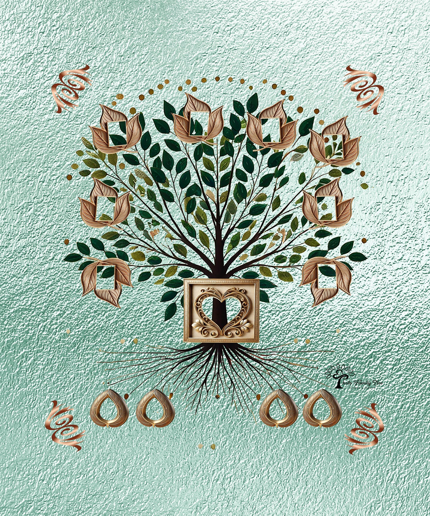 Love Tree Family Canvas – Custom Art