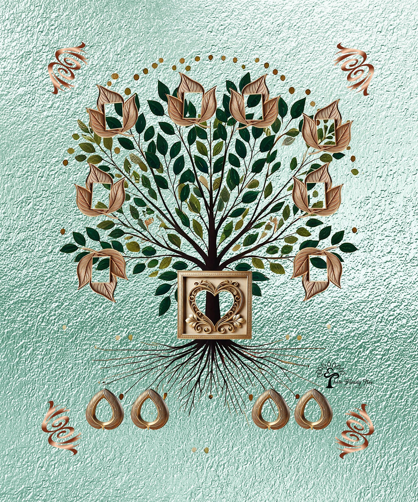 Love Tree Family Canvas – Custom Art