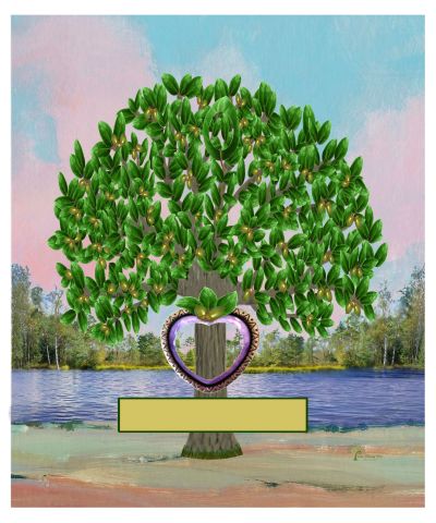 Copper: Realistic Live Oak Tree - Slim