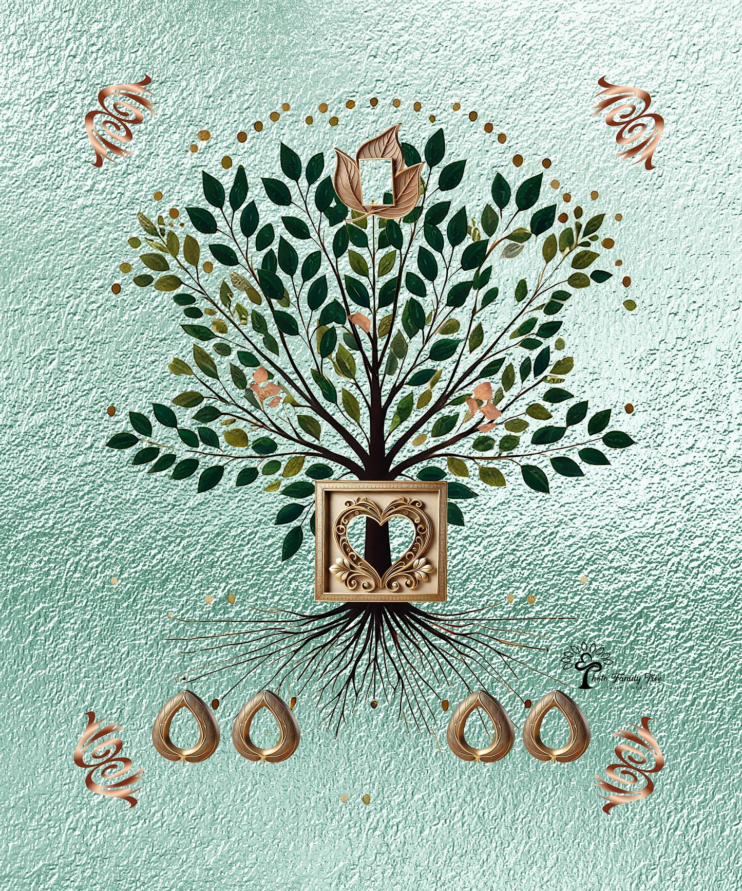 Love Tree Family Canvas – Custom Art