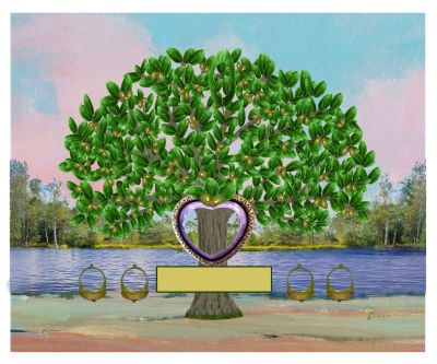 Bronze: Realistic Live Oak Tree - Slim