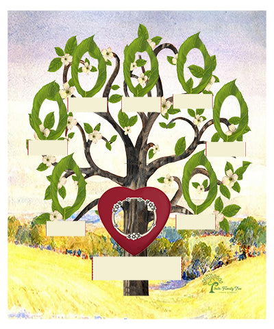 Copper: Whimsical Flowering Dogwood Tree - Slim