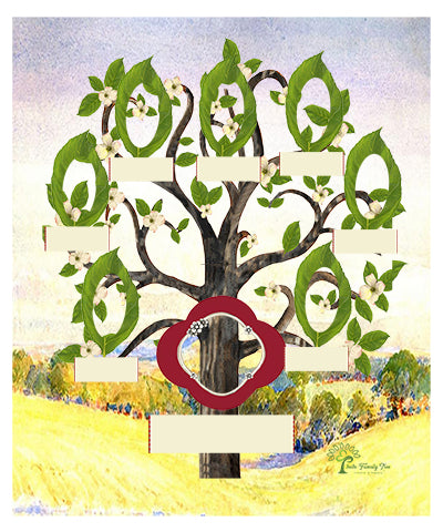 Copper: Whimsical Flowering Dogwood Tree - Slim