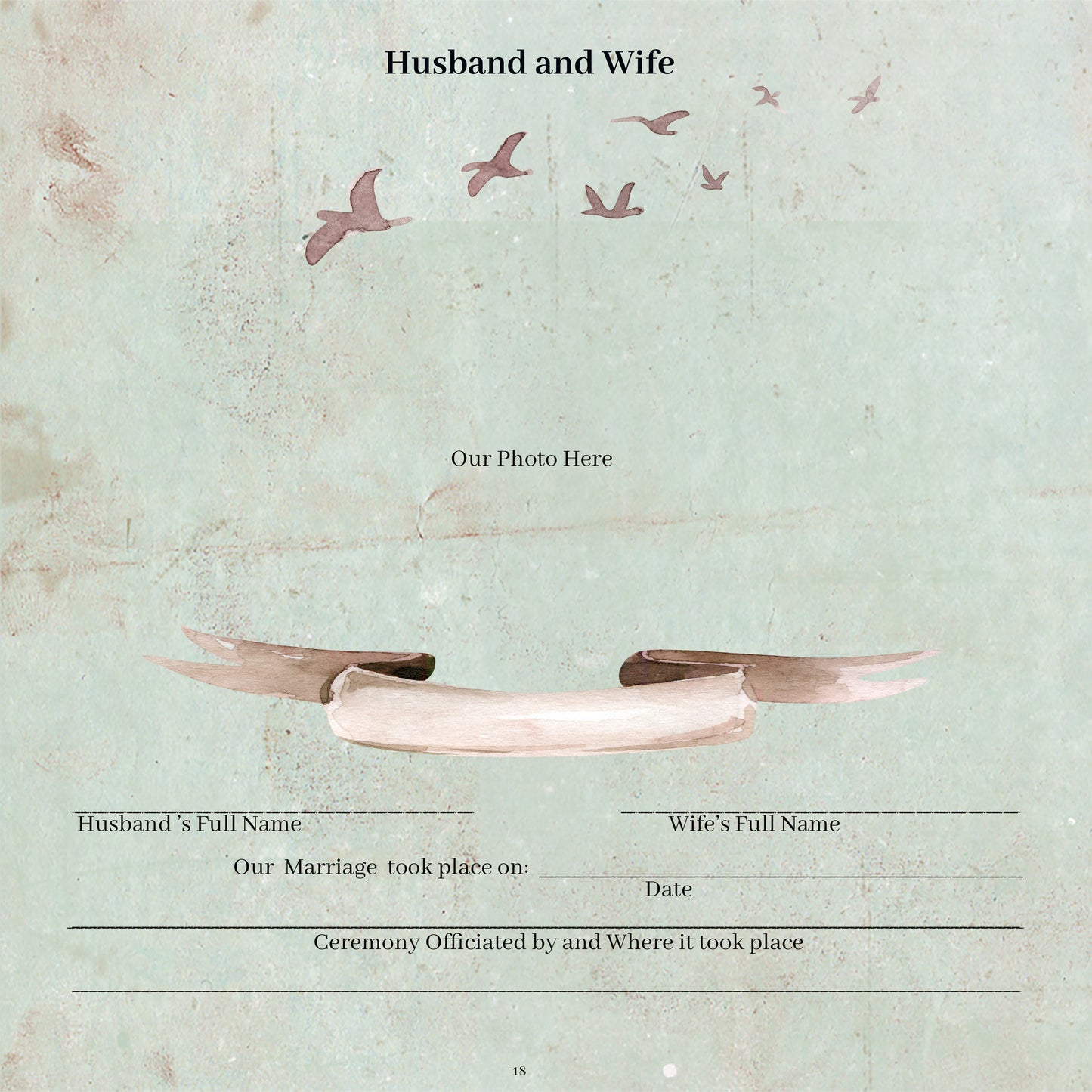 Individual Family History Scrapbook Pages II