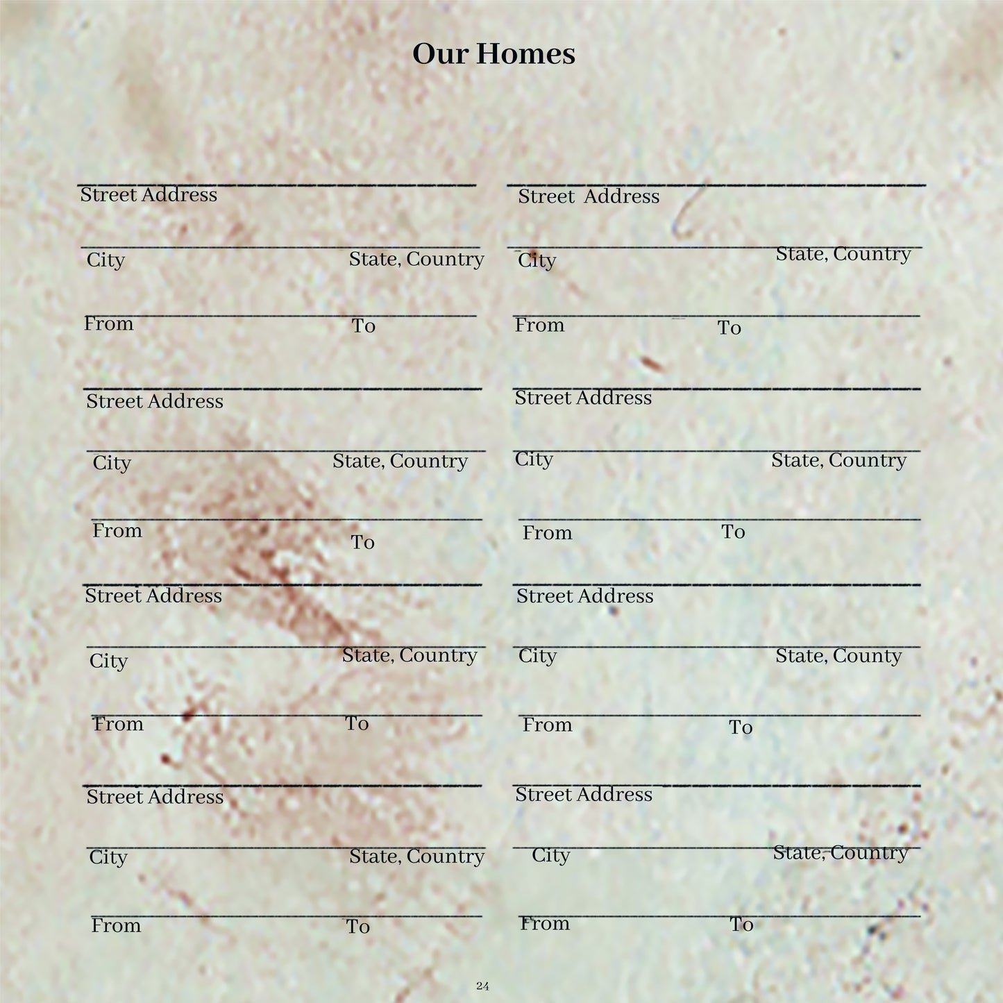 Individual Family History Scrapbook Pages II