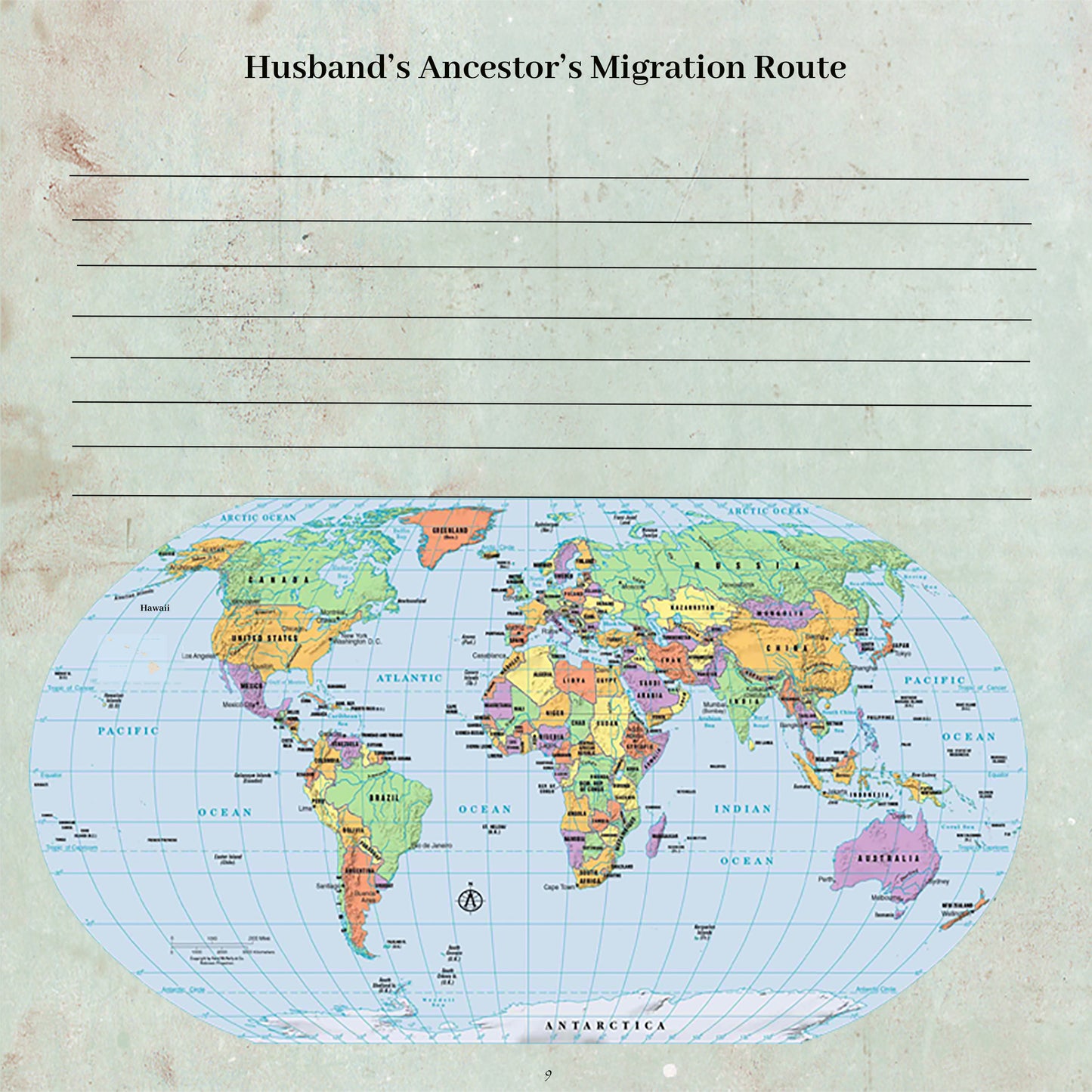 Individual Family History Scrapbook Pages II