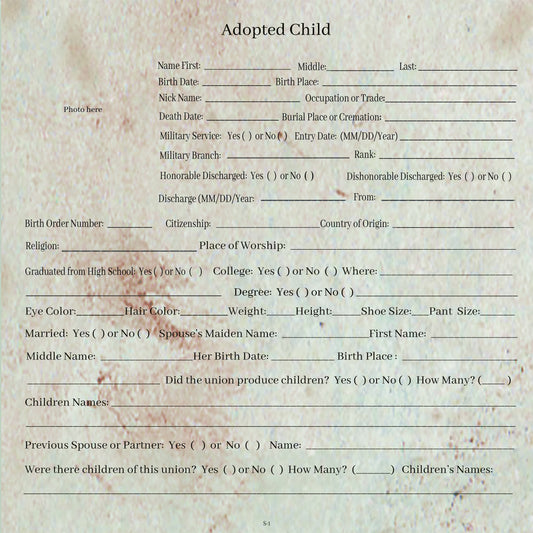 Alt Pages for Family Scrapbook II