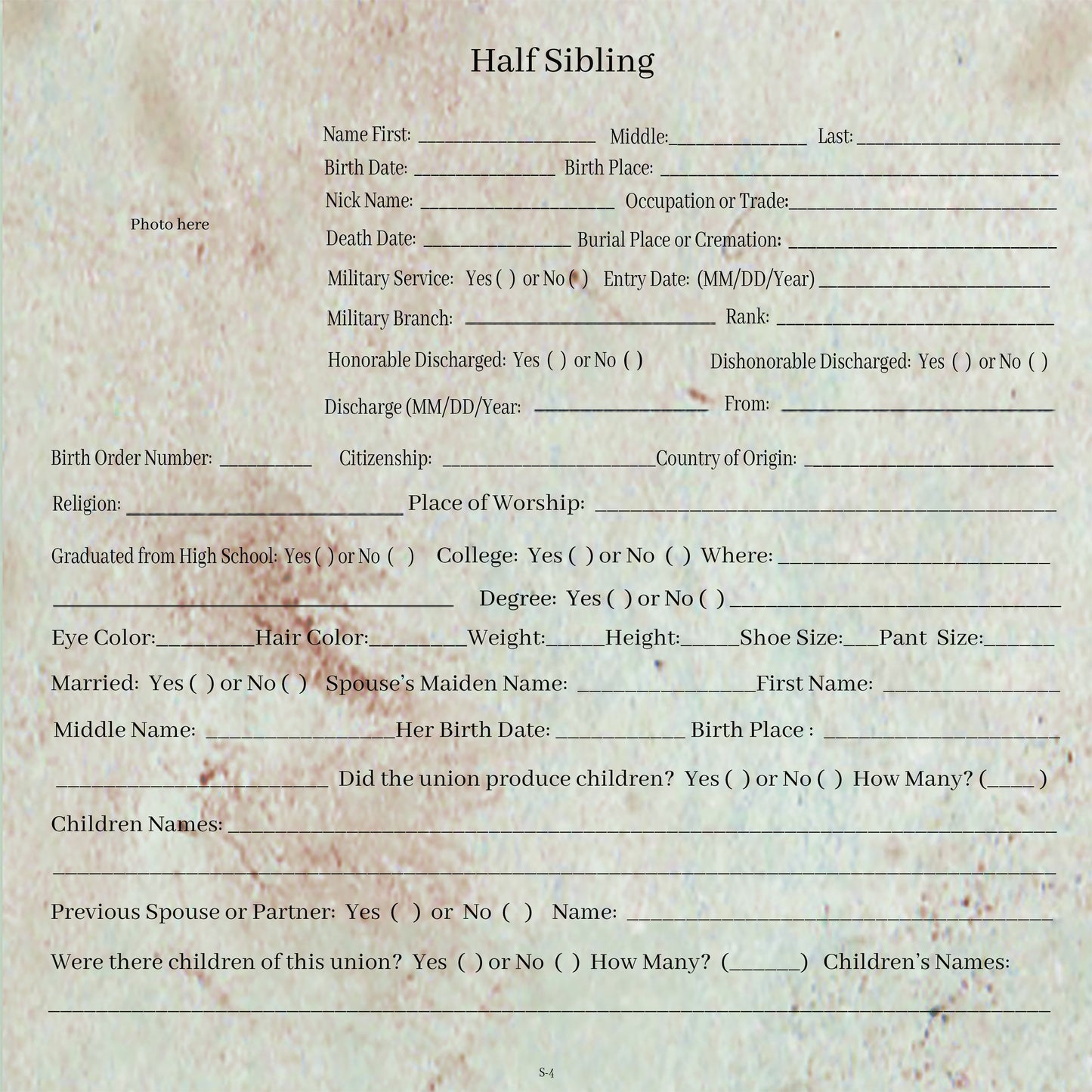 Alt Pages for Family Scrapbook II