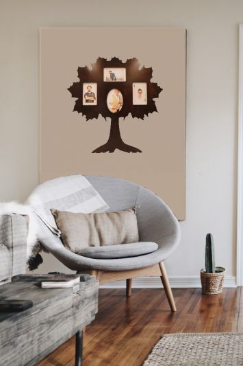 Maple Tree Silhouette Picture Frame PC3