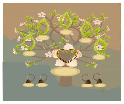 Bronze: Whimsical Frangipani Tree - Gallery