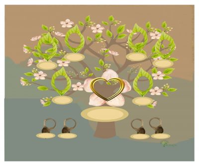 Bronze: Whimsical Frangipani Tree - Gallery