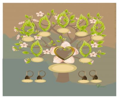 Bronze: Whimsical Frangipani Tree - Gallery