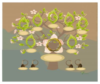 Bronze: Whimsical Frangipani Tree - Gallery