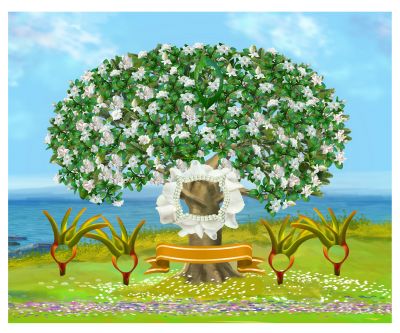 Bronze Gardenia Family Tree Template