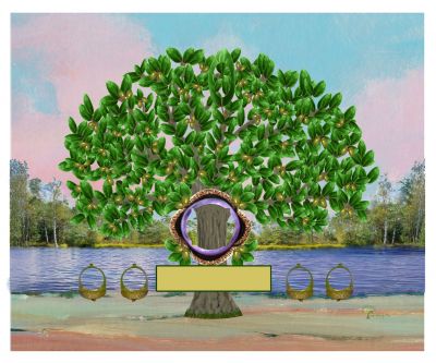 Bronze: Realistic Live Oak Tree - Slim