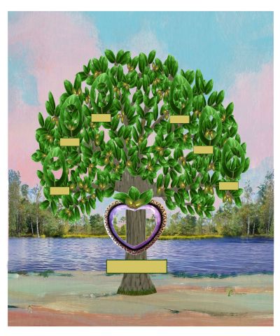 Copper: Realistic Live Oak Tree - Slim