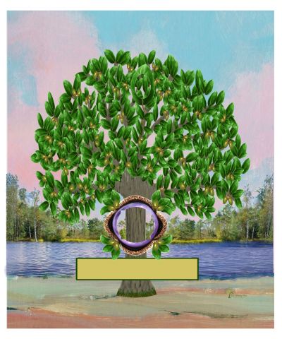 Copper: Realistic Live Oak Tree - Slim