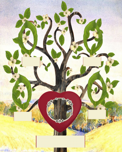 Copper Whimsical Flowering Dogwood Tree – Gallery