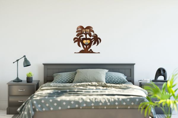 Palm Tree Silhouette Picture Frame