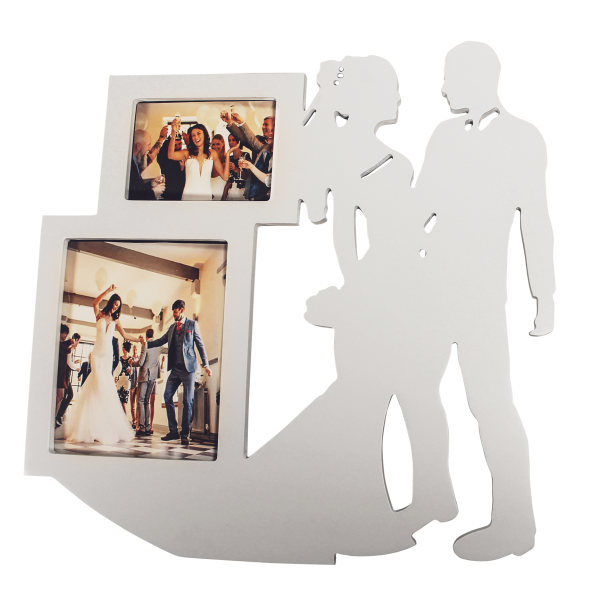 Young Couple Wedding Dancing Picture Frame