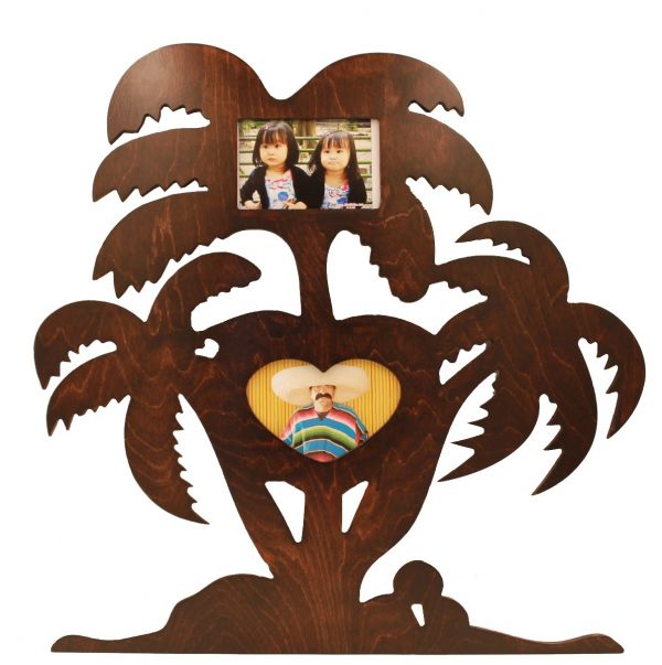 Palm Tree Silhouette Picture Frame