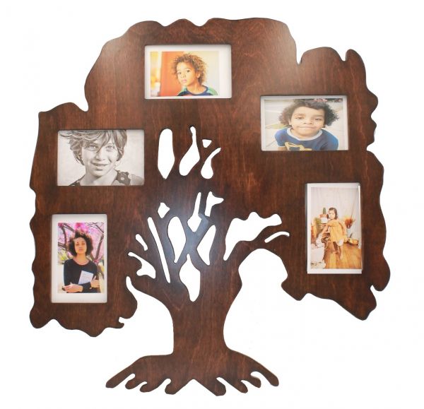 Mighty Oak Tree Silhouette Picture Frame