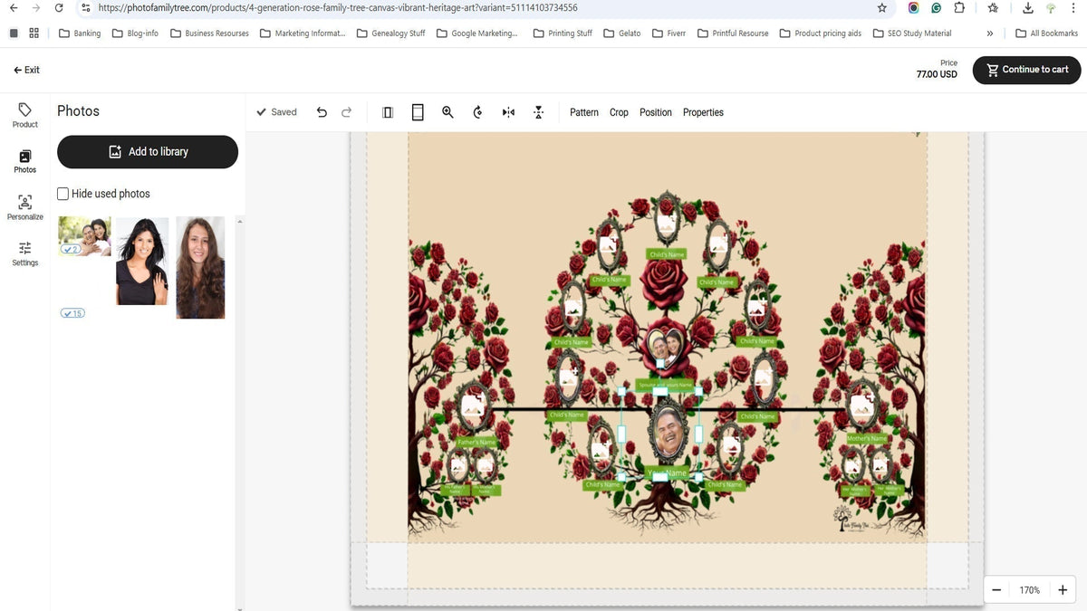 How to Make a Family Tree Picture – Photo Family Tree