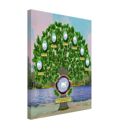 Copper Realistic Live Oak Tree - Gallery Canvas