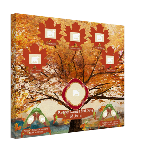 Bronze Realistic Maple Family Tree – Gallery Canvas