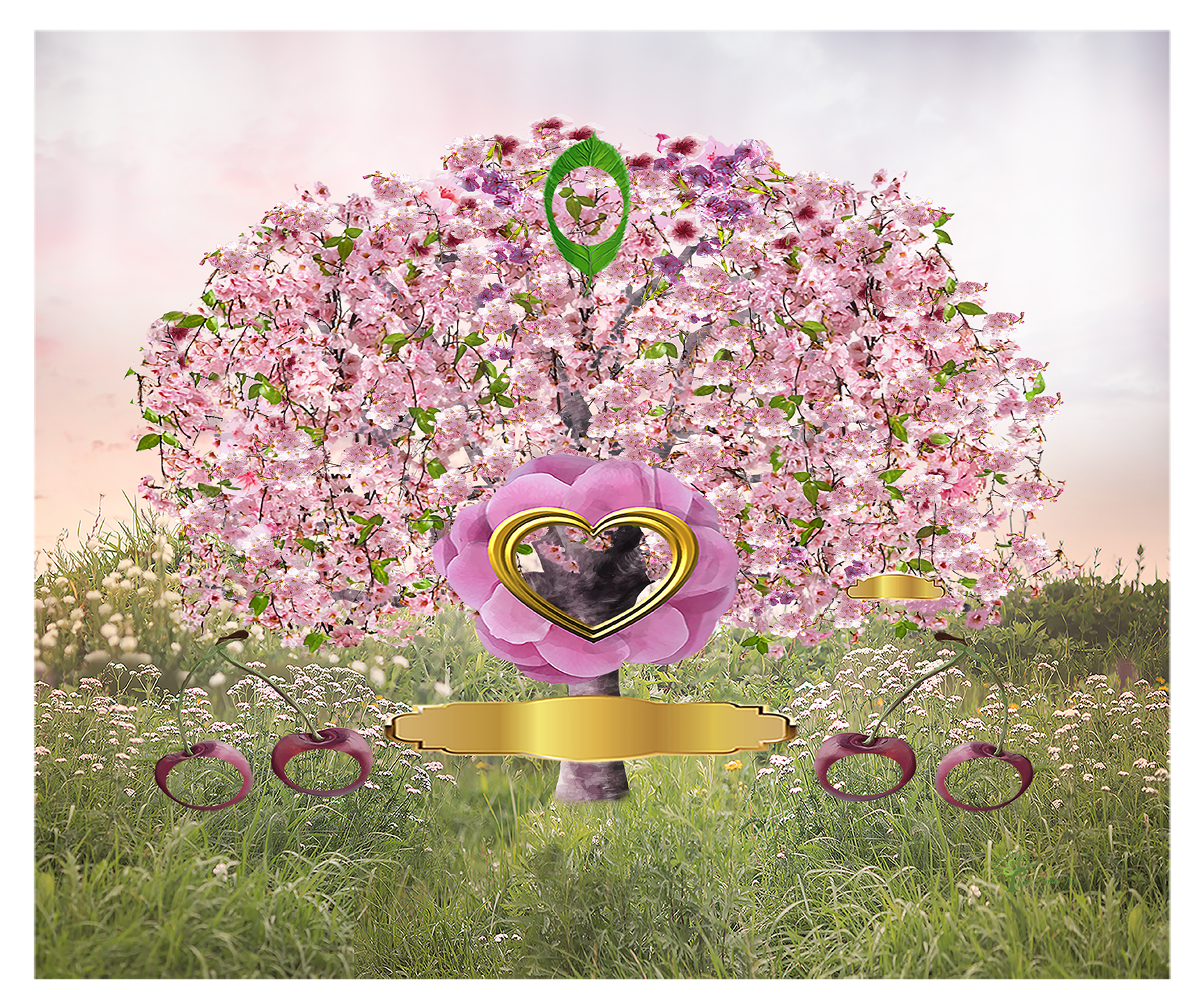 Realistic Cherry Blossom Tree - Gallery – Photo Family Tree