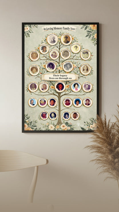 Legacy Tree Canvas – Timeless Family Tribute