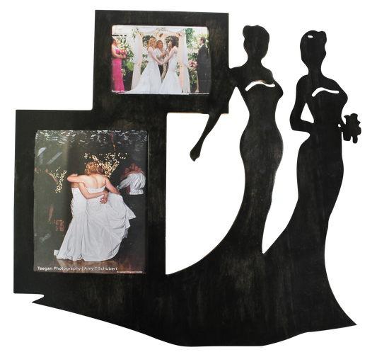 Lesbian Couple Wedding Picture Frame-0