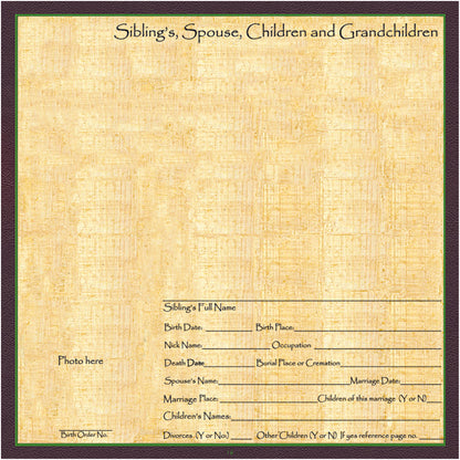 Our Family History Themed Egyptian Pages