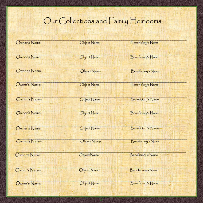 Individual Family History Egyptian Theme Scrapbook Pages