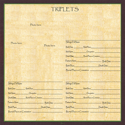 Our Family History Egyptian Substitute Pages