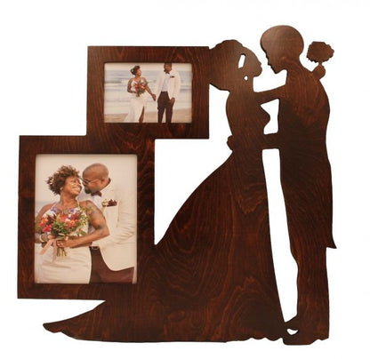 African Couple Wedding Picture Frame-0 Handcrafted