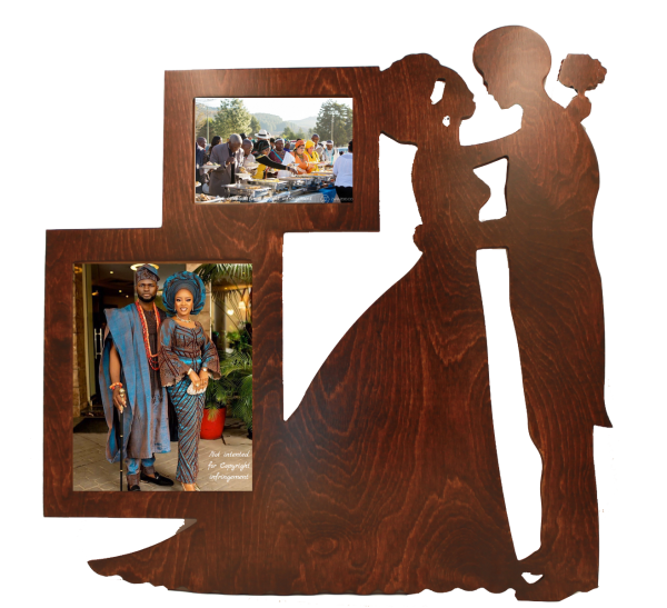 African Couple Wedding Picture Frame-3