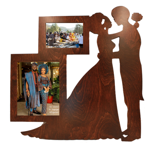 African Couple Wedding Picture Frame-3