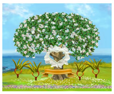 Bronze: Realistic Gardenia Tree - Gallery