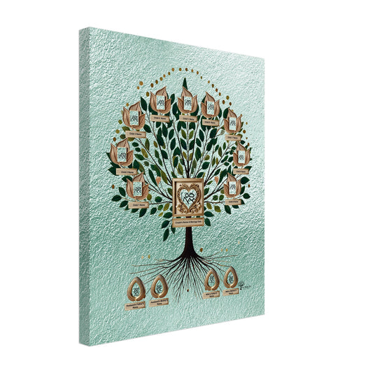 Love Tree Family Canvas – Custom Art