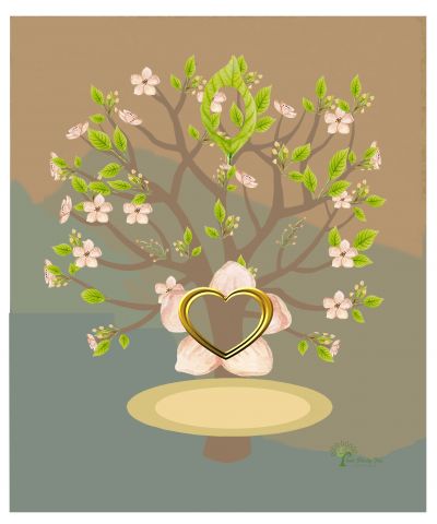 Copper: Whimsical  Frangipani Tree - Gallery