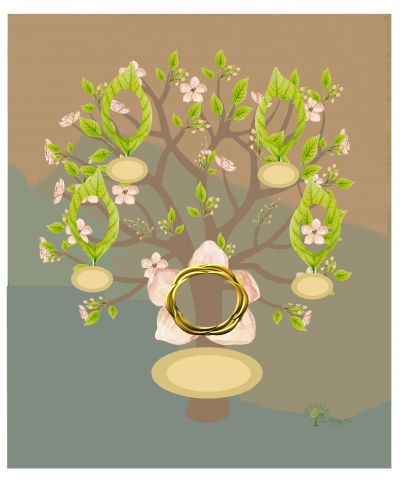 Copper: Whimsical  Frangipani Tree - Gallery